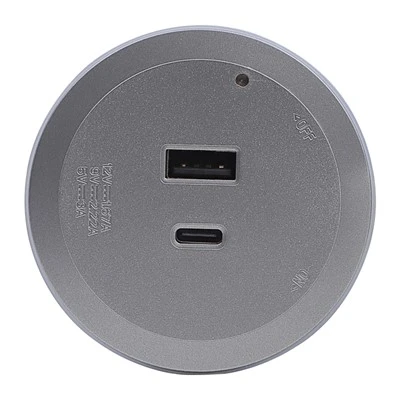 เครื่องชาร์จ USB ติดตามพลังงานแบบหมุนได้